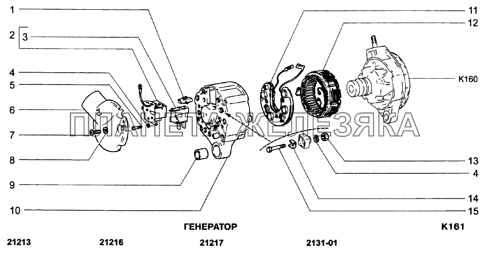 Генератор ВАЗ-21213-214i